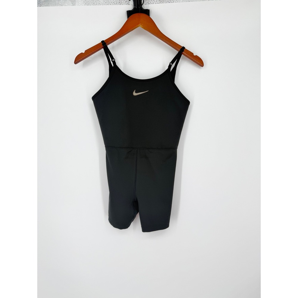 Nike Dri-FIT Girls Short Leotard Large One Piece Romper Dance Gymnastics